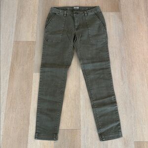 Faherty Utility Cotton Pants Dark Green Size 26